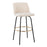 LumiSource Toriano 30" Barstool, Set/2, CRN/BK/Gold