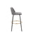 LumiSource Toriano 30" Barstool, Set/2, GYN/BK/Gold