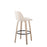 LumiSource Toriano 30" Barstool, Set/2, WH/CR Noise/BK
