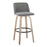 LumiSource Toriano 30" Barstool, Set/2, WH/GY Noise/BK