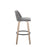 LumiSource Toriano 30" Barstool, Set/2, WH/GY Noise/BK