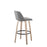 LumiSource Toriano 30" Barstool, Set/2, WH/GY Noise/BK