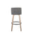 LumiSource Toriano 30" Barstool, Set/2, WH/GY Noise/BK