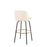 LumiSource Toriano 30" Barstool, Set/2, CR/BK/Gold