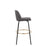 LumiSource Toriano 30" Barstool, Set/2, GY/BK/Gold