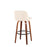 LumiSource Toriano 30" Barstool, Set/2, WAL/CR/BK