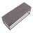 LumiSource Daniella Shelf Bench, Black Steel/Charcoal