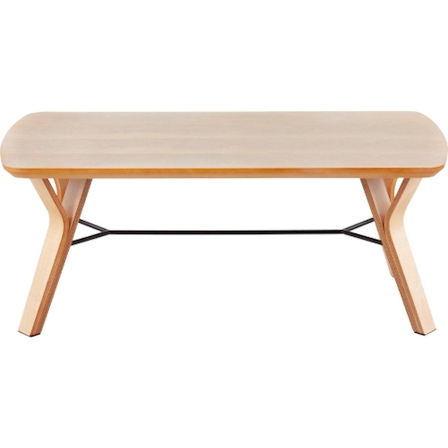LumiSource Folia Bench in Natural Wood - BC-FOLIANA