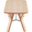 LumiSource Folia Bench in Natural Wood