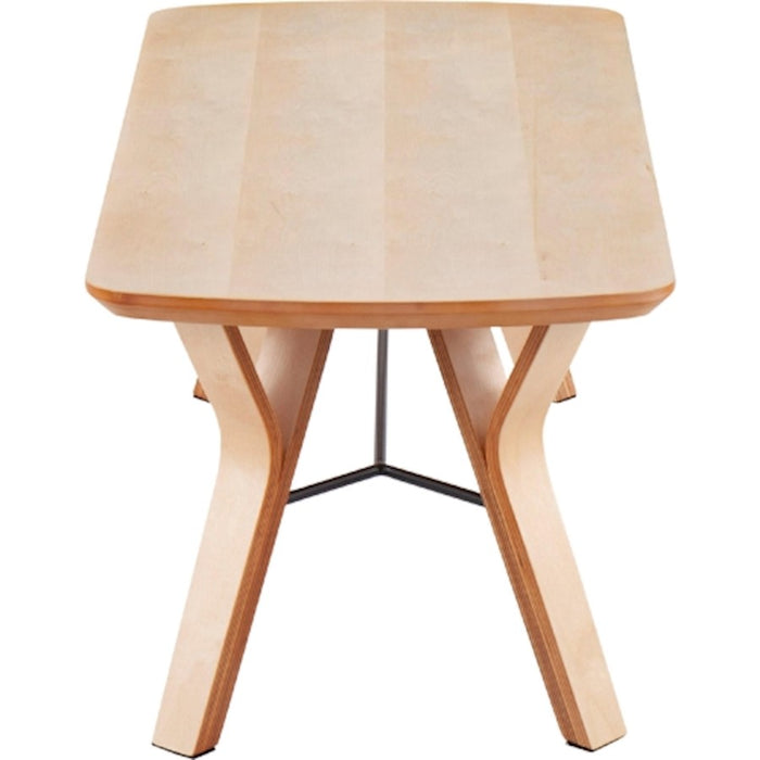 LumiSource Folia Bench in Natural Wood
