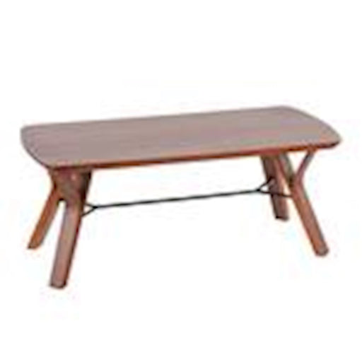 LumiSource Folia Bench in Walnut Wood - BC-FOLIAWL