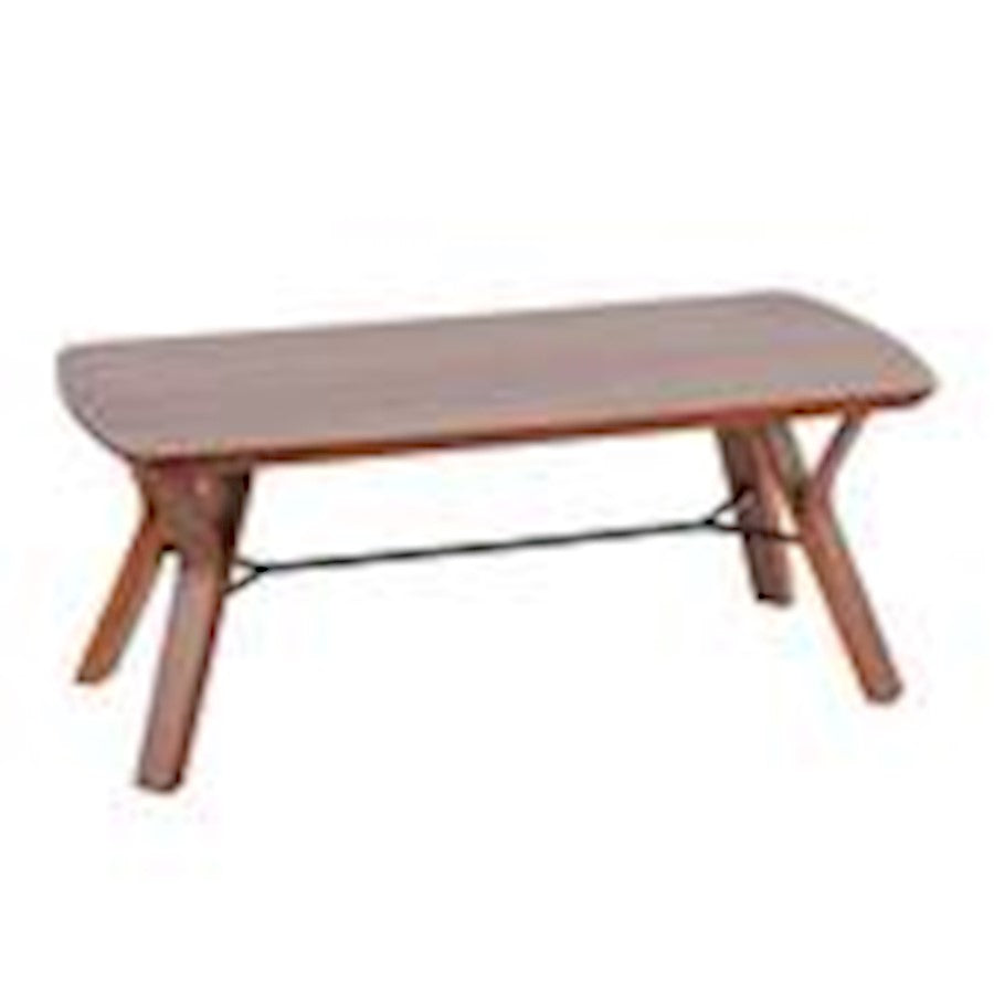 LumiSource Folia Bench in Walnut Wood - BC-FOLIAWL