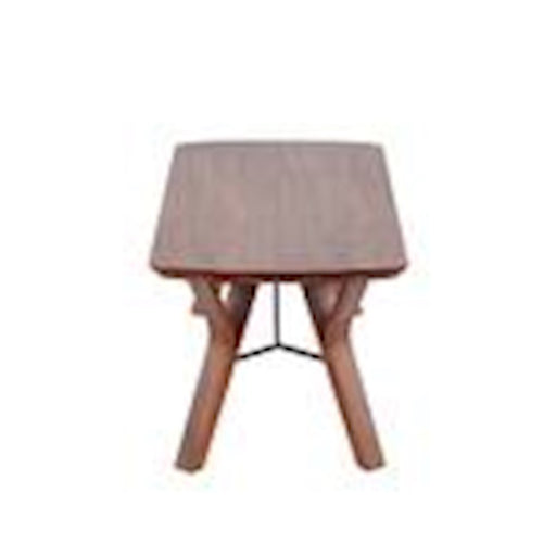 LumiSource Folia Bench in Walnut Wood