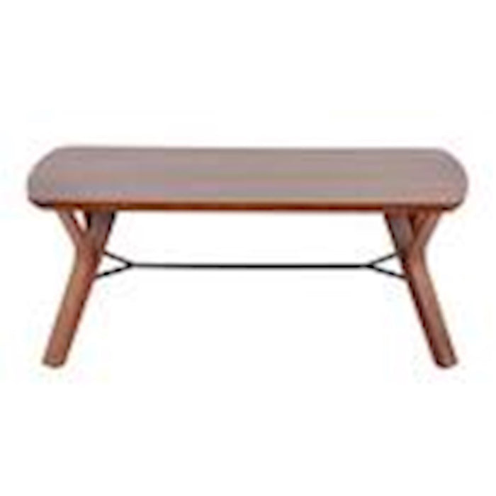 LumiSource Folia Bench in Walnut Wood