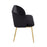 LumiSource Fran Bench in Gold Steel/Black Velvet