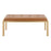 LumiSource Fuji Bench in Gold Metal/Camel PU