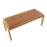 LumiSource Fuji Bench in Gold Metal/Camel PU