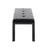 LumiSource Fuji Bench in Black Metal/Black PU