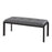 LumiSource Fuji Bench in Black Metal/Grey PU