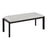 LumiSource Fuji Bench in Black Metal/White PU - BC-FUJIBKW