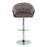 LumiSource Braided Matisse Bar Stool, Set of 2, CH/GY