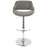 LumiSource Fabrizzi Adj Barstool, Set/2, CH/WAL/GY