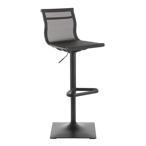 LumiSource Mirage Barstool in Black Metal