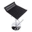 LumiSource Mirage Ale Bar Stool in Chrome/Black Mesh