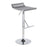 LumiSource Mirage Ale Bar Stool in Chrome/Silver Mesh - BS-MIRALESV