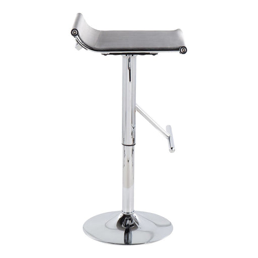 LumiSource Mirage Ale Bar Stool in Chrome/Silver Mesh