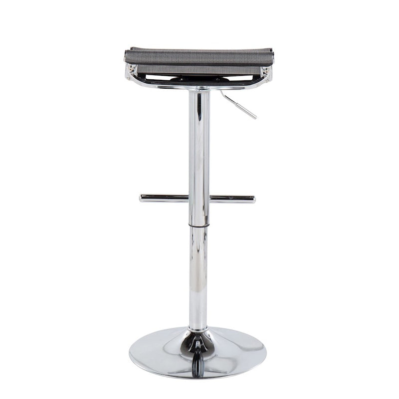 LumiSource Mirage Ale Bar Stool in Chrome/Silver Mesh