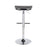 LumiSource Mirage Ale Bar Stool in Chrome/Silver Mesh