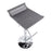 LumiSource Mirage Ale Bar Stool in Chrome/Silver Mesh