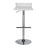 LumiSource Mirage Ale Bar Stool in Chrome/White Mesh