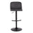LumiSource Toriano Bar Stool, Set of 2, Black/Grey