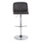 LumiSource Toriano Bar Stool, Set of 2, Chrome/Grey
