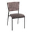 LumiSource Braided Tania Chair, Set of 2, Black/Grey/Brown