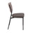 LumiSource Braided Tania Chair, Set of 2, Black/Grey/Brown
