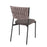 LumiSource Braided Tania Chair, Set of 2, Black/Grey/Brown