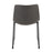 LumiSource Duke Side Chair, Set of 2, Black Steel/Grey PU