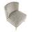 LumiSource Fran Slipper Chair in Gold Steel/Tan Leopard Fabric