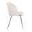 LumiSource Fran Chair, Set of 2 in Chrome/Cream Velvet