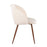 LumiSource Fran Chair, Set of 2 in Walnut Metal/Cream Velvet