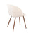 LumiSource Fran Chair, Set of 2 in Walnut Metal/Cream Velvet