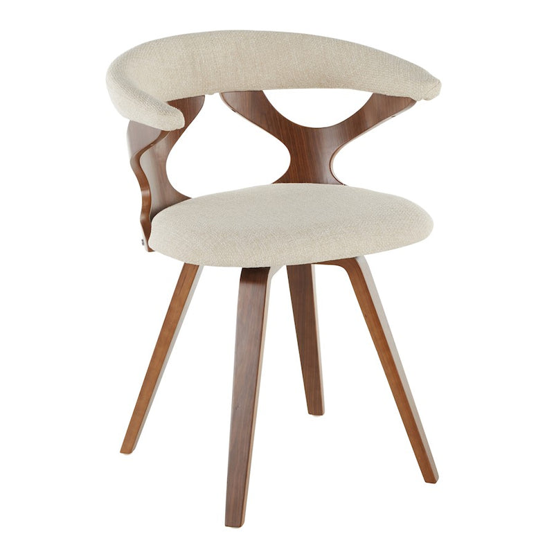 LumiSource Gardenia Chair, Walnut Wood
