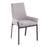 LumiSource Odessa Chair, Set of 2, Black Steel/Grey Fabric