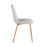 LumiSource Pebble Chair, Set of 2, Natural Wood/Beige Fabric