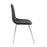 LumiSource Pebble Chair, Set of 2 in Chrome/Black PU