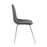 LumiSource Pebble Chair, Set of 2 in Chrome/Grey PU