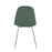LumiSource Pebble Chair, Set of 2 in Chrome/Green Velvet